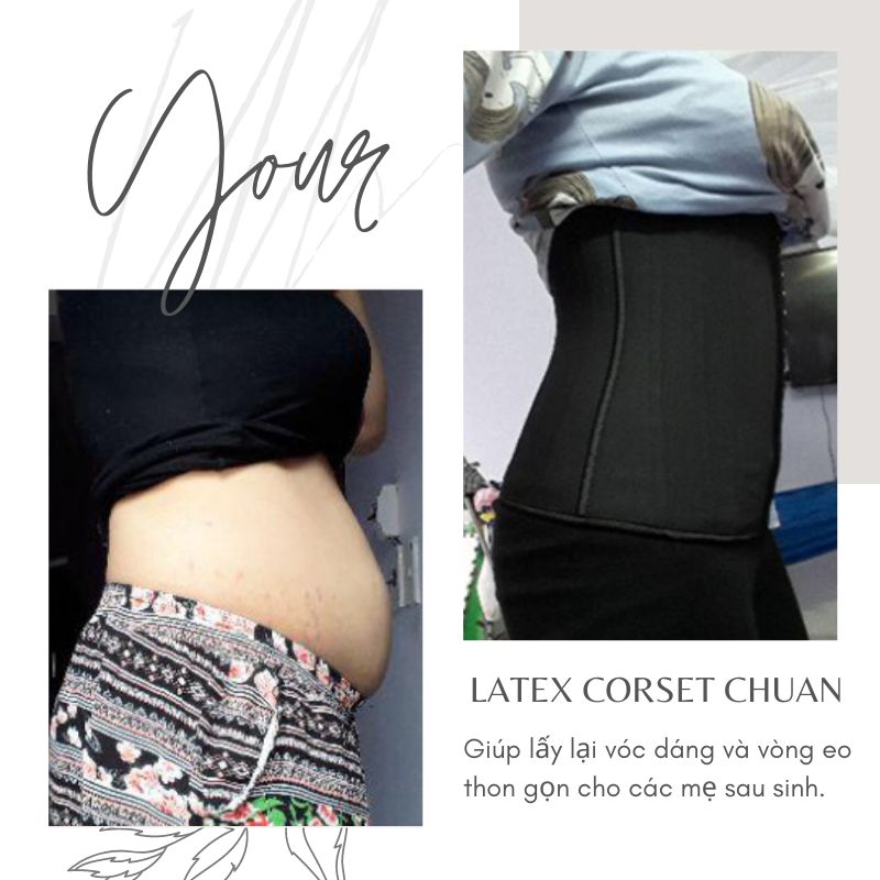 Hiệu quả khi sử dụng đai nịt bụng latex corset chuẩn
